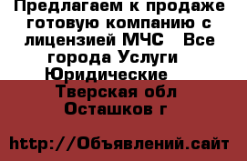Предлагаем к продаже готовую компанию с лицензией МЧС - Все города Услуги » Юридические   . Тверская обл.,Осташков г.